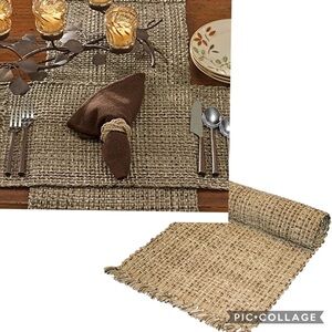Park Designs Tweed Table Runner - Espresso -36"